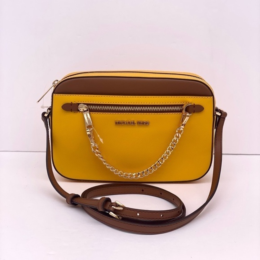 Michael Kors Jet Set Travel East West Zip Chain Crossbody